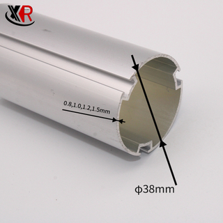 42mm 0.8/1.0/1.1 Thickness Popular Aluminum Track Roller Blinds Tube Roller Blinds Tube Track