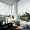 Wifi Smart Custom Electric Smart Blackout Zebra Blinds Blackout For Window Motorized