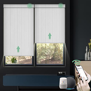 Xirui Modern Smart Motorized Roller Blinds Blackout Electrical Shades Home Window Balcony Remote Control System WiFi