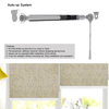 Customized Spring Automatic Up Cordless Roller Blinds