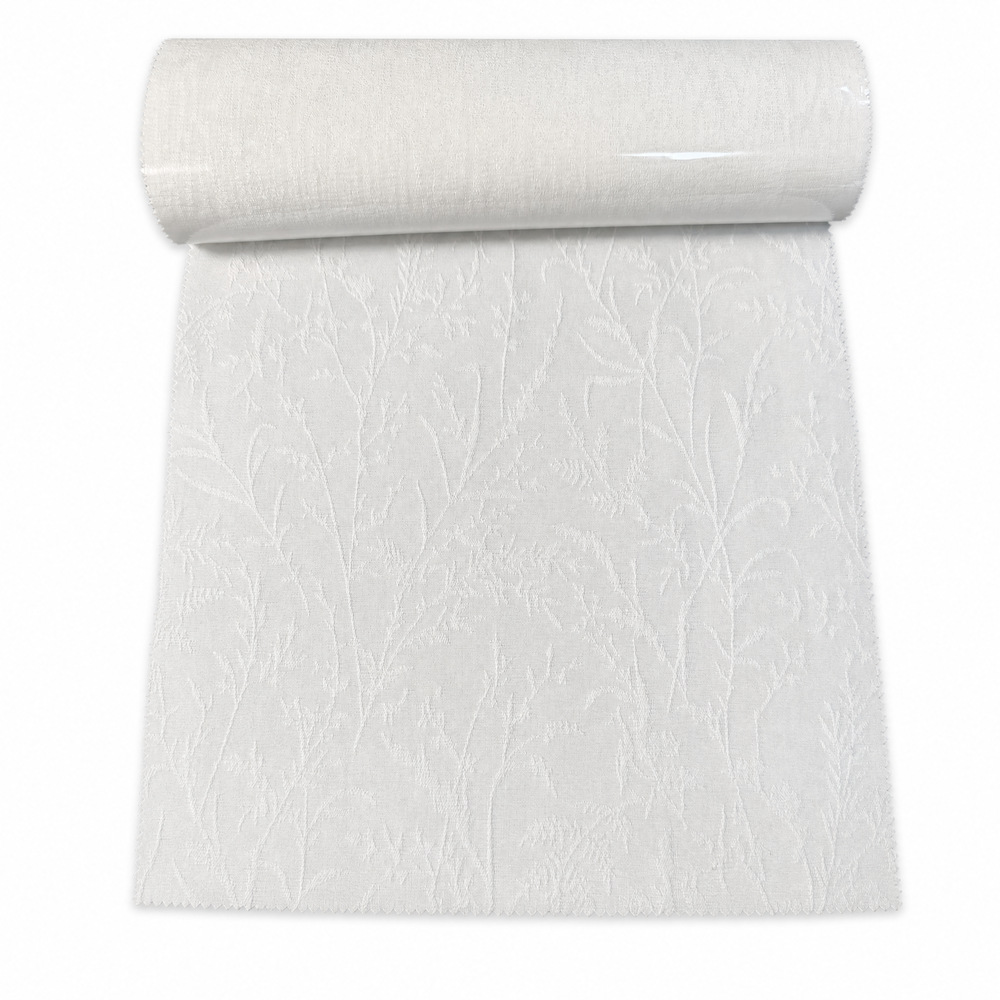 Jacquard Sheer Curtain Fabric 100% Polyester Extra-Wide 280cm 320cm 340cm Light-Filtering Window Curtain Fabric